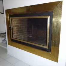 img Les portes vitrées de cheminée